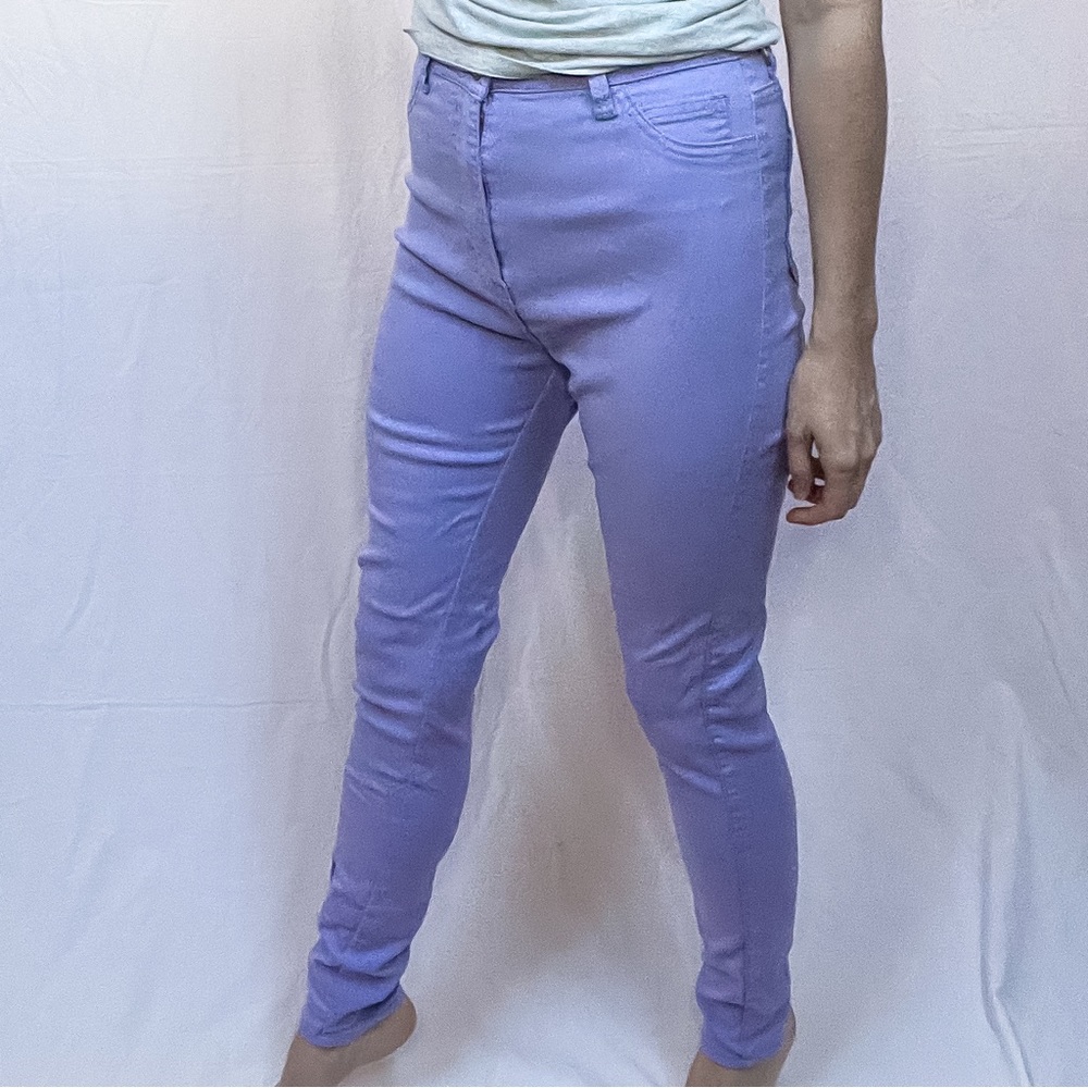 Light Purple Skinny Pants Jeans